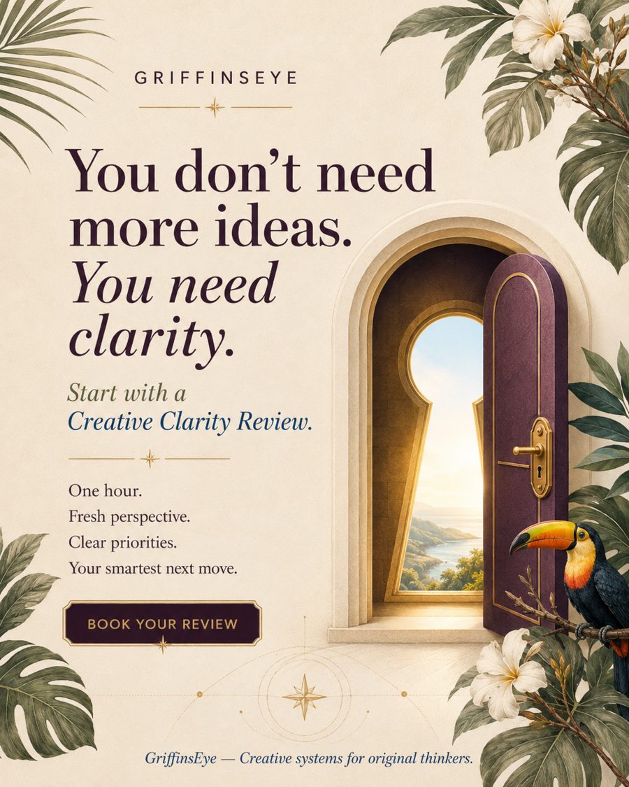 You don't need more ideas. You need clarity.